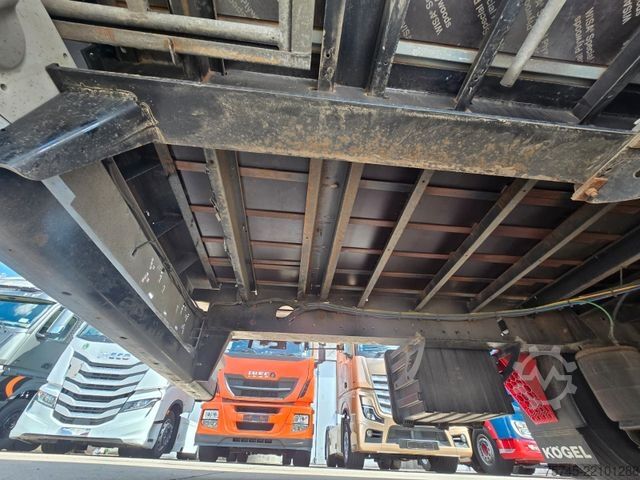 Open semitrailer with tarp KÖGEL S 24 * 1. HAND * HUBDACH * OHNE BESCHRIFTUNG *
