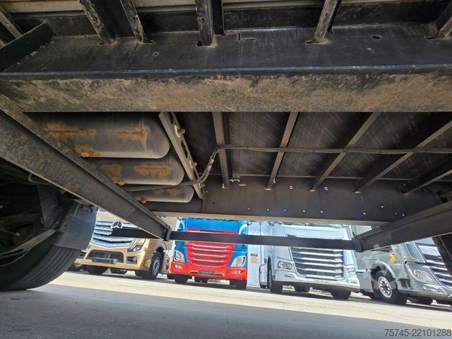 Open semitrailer with tarp KÖGEL S 24 * 1. HAND * HUBDACH * OHNE BESCHRIFTUNG *