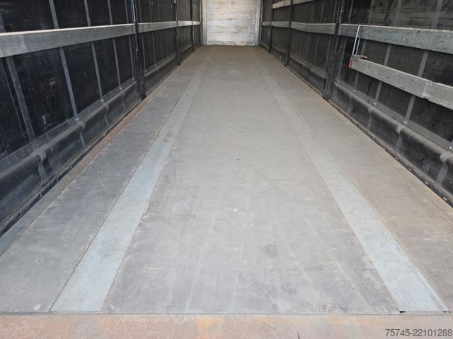 Open semitrailer with tarp KÖGEL S 24 * 1. HAND * HUBDACH * OHNE BESCHRIFTUNG *
