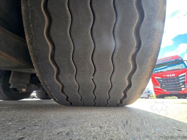 Open semitrailer with tarp KÖGEL S 24 * 1. HAND * HUBDACH * OHNE BESCHRIFTUNG *