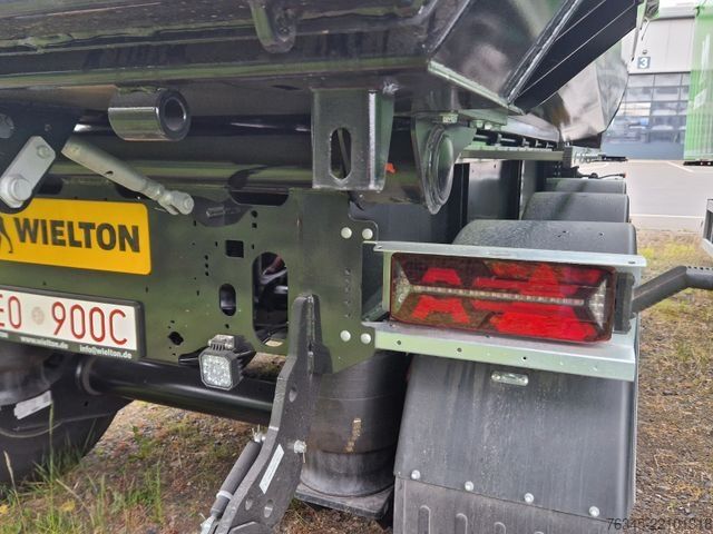 Tipper semitrailer WIELTON Strong Master HARDOX 26m3 Stahlmulde HP SOFORT
