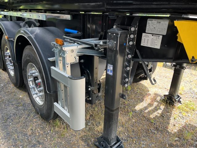 Tipper semitrailer WIELTON Strong Master HARDOX 24m3 Stahlmulde HP SOFORT