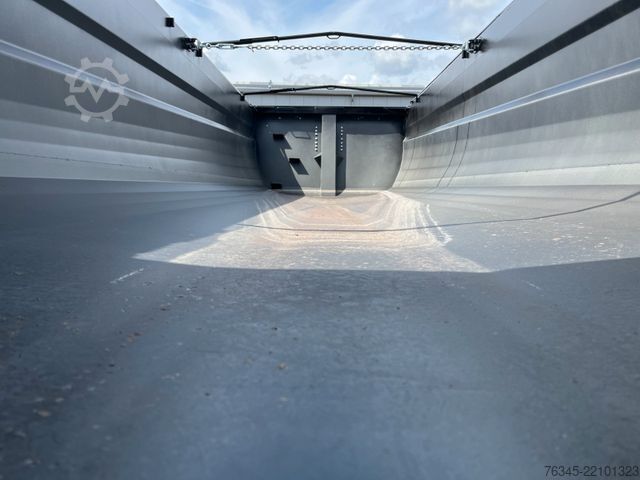 Tipper semitrailer WIELTON Strong Master HARDOX 24m3 Stahlmulde HP SOFORT