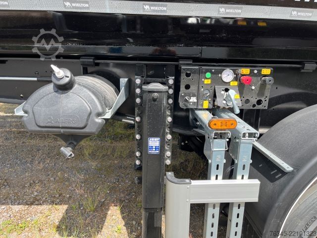 Tipper semitrailer WIELTON Strong Master HARDOX 24m3 Stahlmulde HP SOFORT