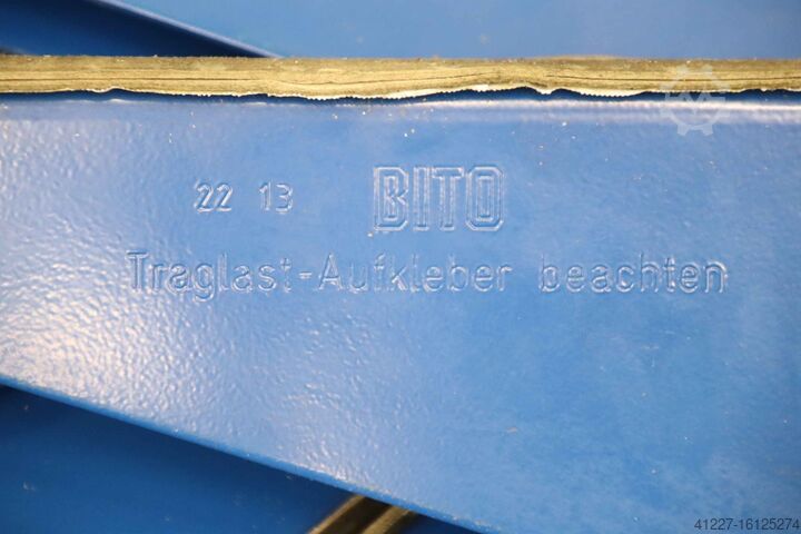 Cantilever rack 1-sided Bito Höhe 3220 mm Nutztiefe 600 mm