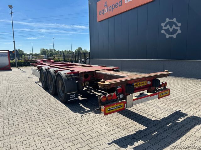 Container transportation Krone 40FT HIGH CUBE / BPW / DRUMBRAKES / NL-CHASSIS ...