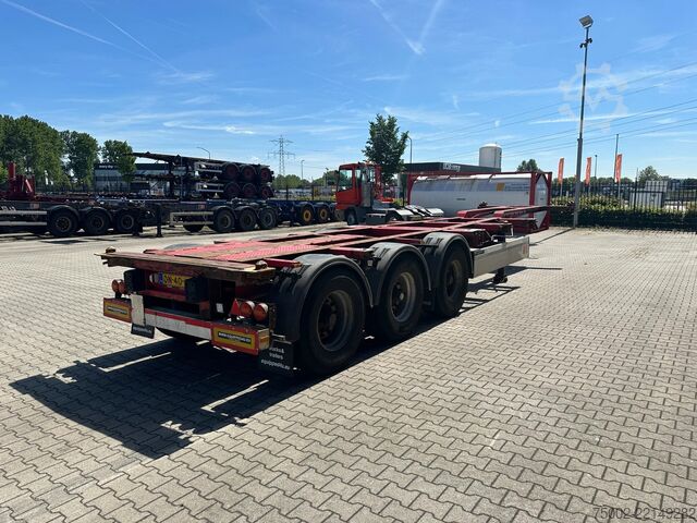 Container transportation Krone 40FT HIGH CUBE / BPW / DRUMBRAKES / NL-CHASSIS ...