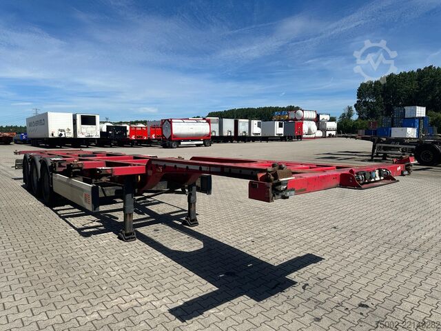 Container transportation Krone 40FT HIGH CUBE / BPW / DRUMBRAKES / NL-CHASSIS ...