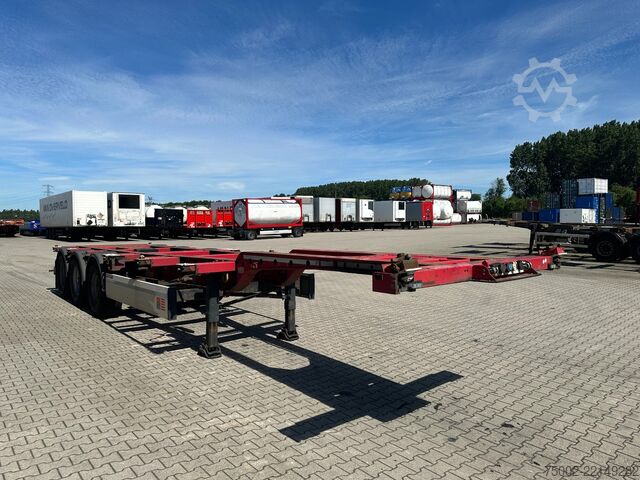 Container transportation Krone 40FT HIGH CUBE / BPW / DRUMBRAKES / NL-CHASSIS ...