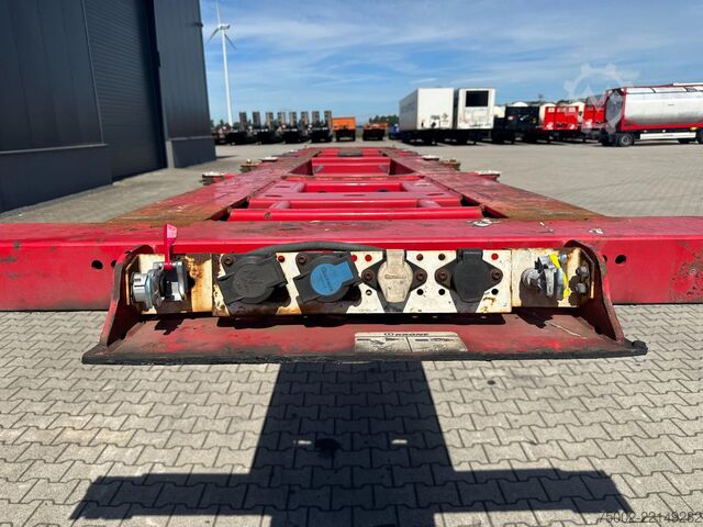 Container transportation Krone 40FT HIGH CUBE / BPW / DRUMBRAKES / NL-CHASSIS ...