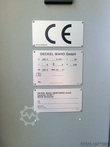 CNC Machining Center Deckel Maho DMC 63 H
