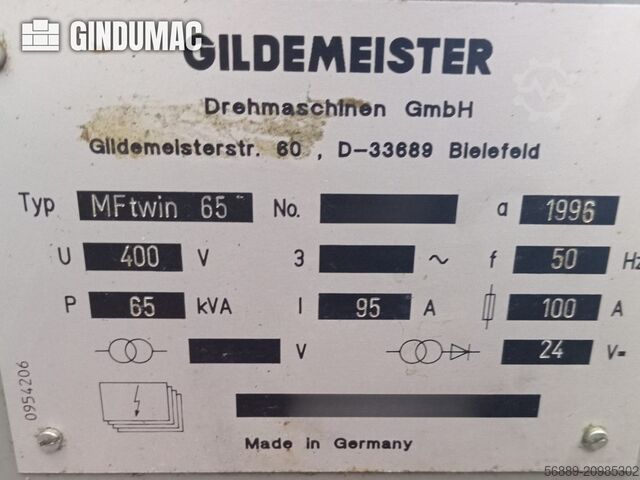 Gildemeister MF twin 65 Gildemeister MF twin 65