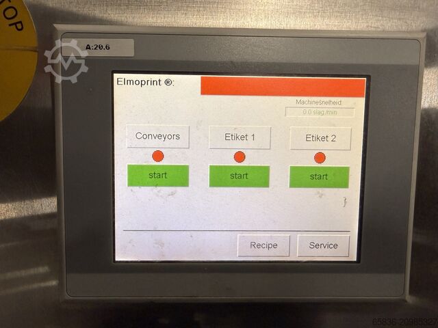 Labeling with printer top and bottom Zodiac Labeling with printer top and bottom Zodiac