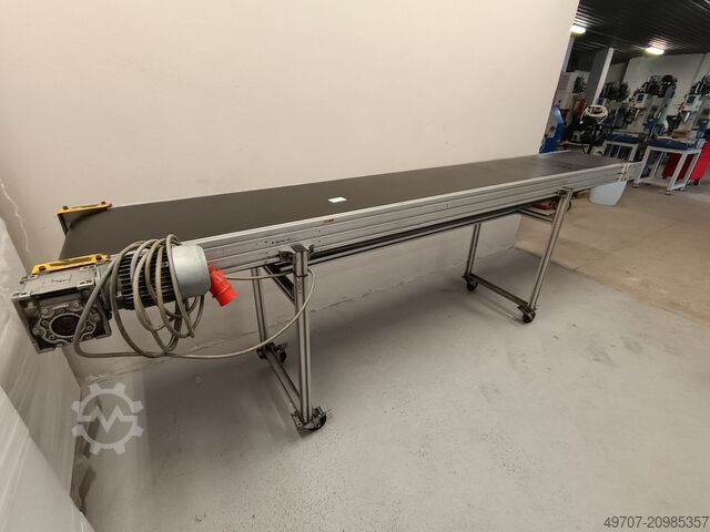 Förderband 3400x540mm transportband Aluminum frame mobile conveyor belt 3400x540mm