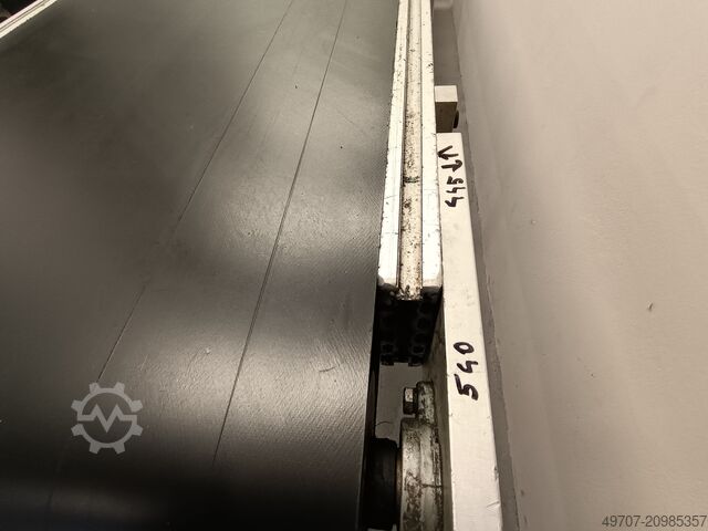Aluminum frame conveyor belt 540x3400mm Aluminium-Förderbandrahmen 540x3400mm