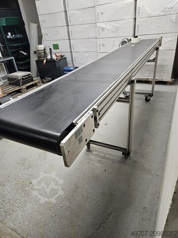 Förderband  3400x540mm transportband Aluminum frame mobile conveyor belt 3400x540mm