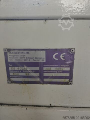 Two shaft shredder HABERMEHL EH 400/1