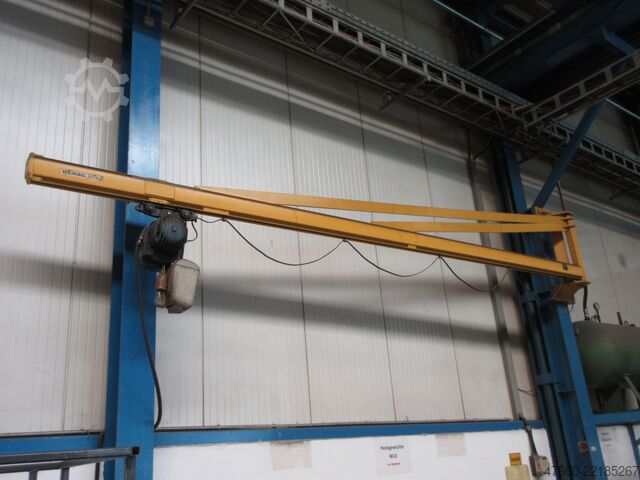 Wall-mounted slewing jib crane Slewing jib crane Chain hoist Demag KBK Drehkran Hallenkran Kran 500KG KBKII 6m Demag PK Kettenzug NL 500KG
