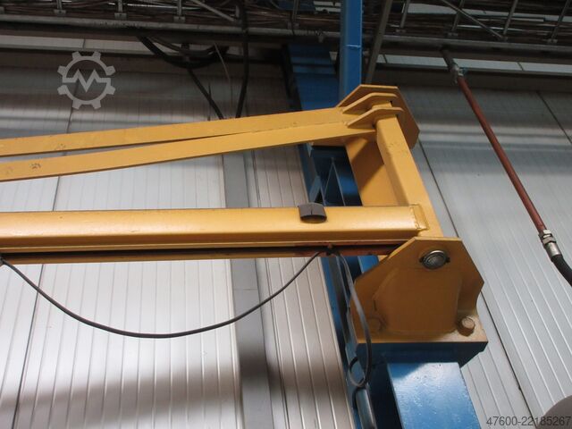 Wall-mounted slewing jib crane Slewing jib crane Chain hoist Demag KBK Drehkran Hallenkran Kran 500KG KBKII 6m Demag PK Kettenzug NL 500KG