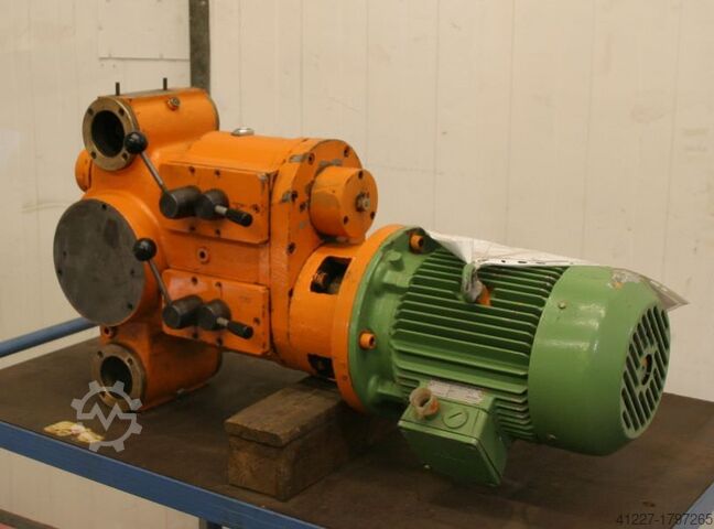 Geared motor 4 kW 83-175 rpm Siemens schaltbar
