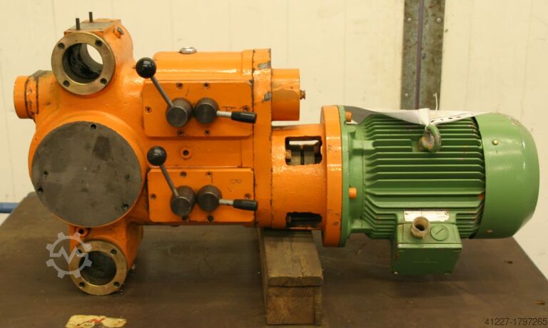 Geared motor 4 kW 83-175 rpm Siemens schaltbar