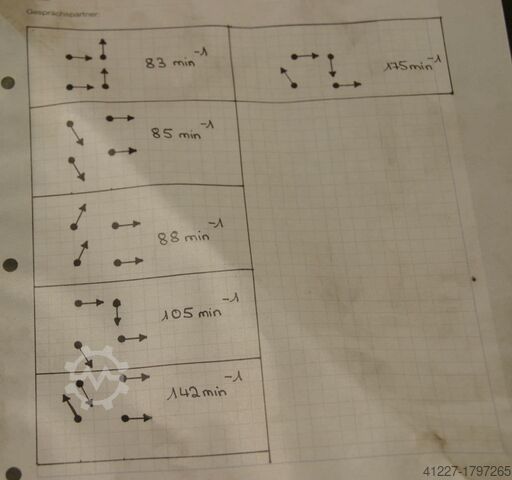 Geared motor 4 kW 83-175 rpm Siemens schaltbar