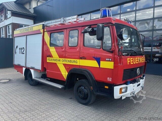 Fire truck Mercedes-Benz 814 4x2 Feuerwehr Ziegler LF 8/6
