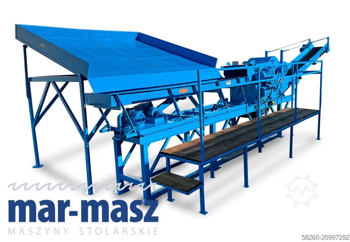 Wood chipper/shredder for wood offcuts ŻENO ZTH 400/500 E 130 wibrorynna i taśmociąg