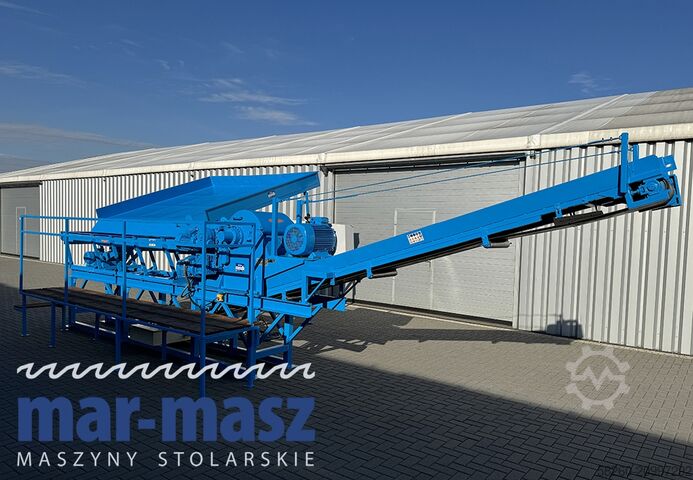 Wood chipper/shredder for wood offcuts ŻENO ZTH 400/500 E 130 wibrorynna i taśmociąg