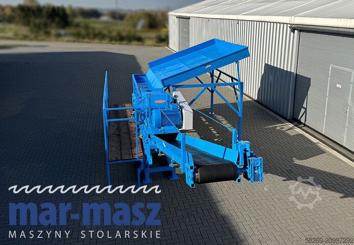 Wood chipper/shredder for wood offcuts ŻENO ZTH 400/500 E 130 wibrorynna i taśmociąg