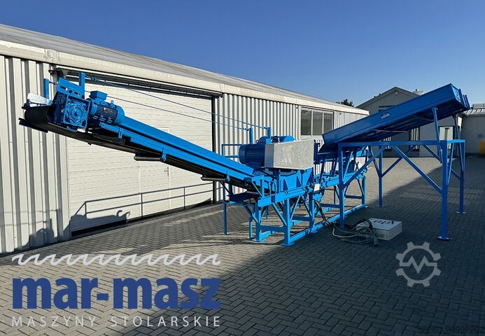 Wood chipper/shredder for wood offcuts ŻENO ZTH 400/500 E 130 wibrorynna i taśmociąg