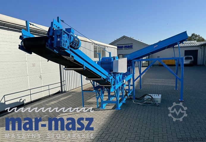 Wood chipper/shredder for wood offcuts ŻENO ZTH 400/500 E 130 wibrorynna i taśmociąg