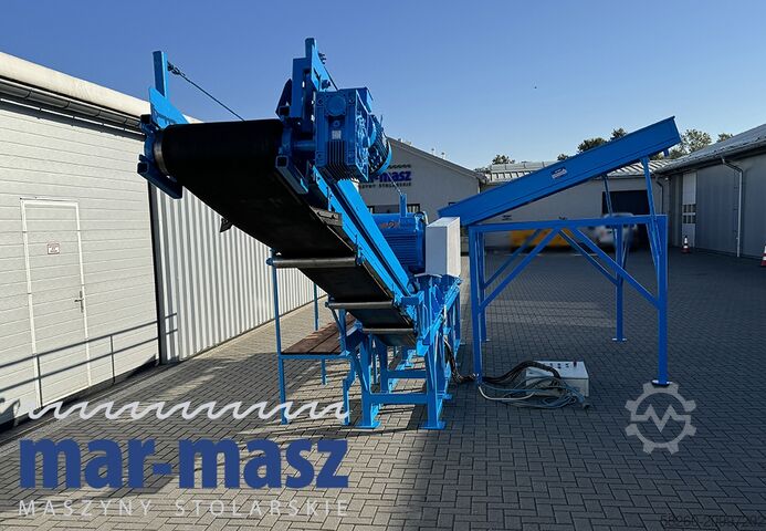 Wood chipper/shredder for wood offcuts ŻENO ZTH 400/500 E 130 wibrorynna i taśmociąg