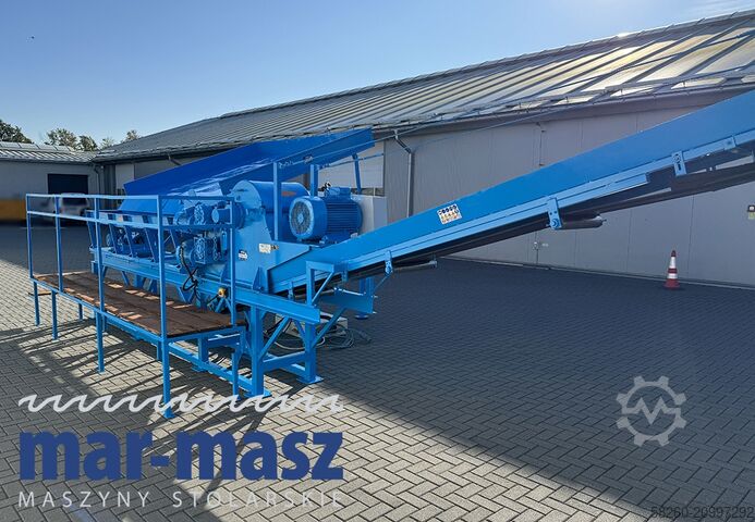 Wood chipper/shredder for wood offcuts ŻENO ZTH 400/500 E 130 wibrorynna i taśmociąg