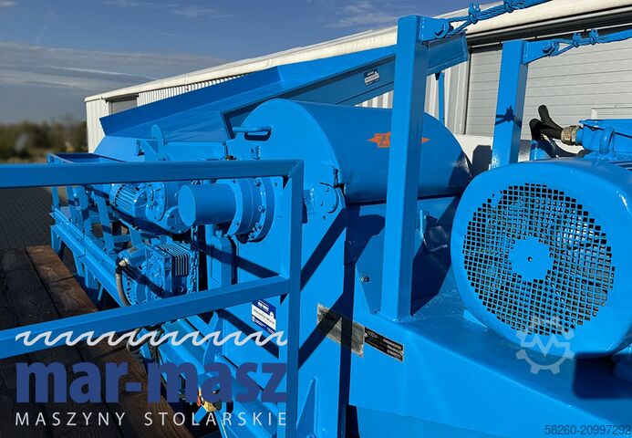 Wood chipper/shredder for wood offcuts ŻENO ZTH 400/500 E 130 wibrorynna i taśmociąg