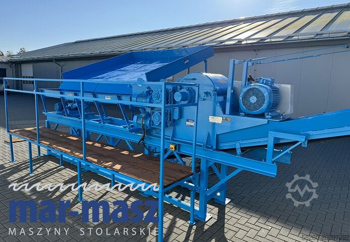 Wood chipper/shredder for wood offcuts ŻENO ZTH 400/500 E 130 wibrorynna i taśmociąg