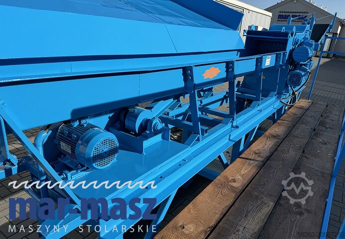 Wood chipper/shredder for wood offcuts ŻENO ZTH 400/500 E 130 wibrorynna i taśmociąg