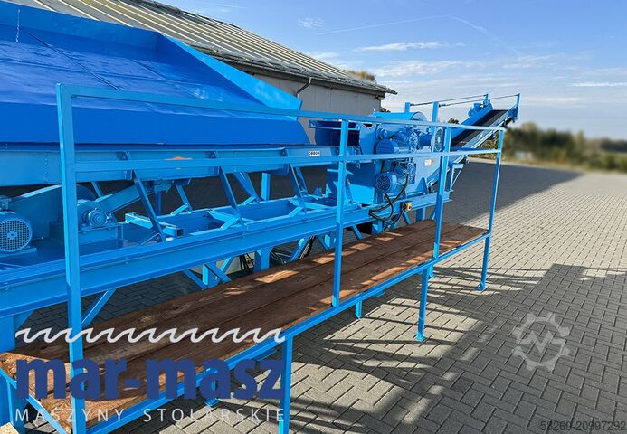 Wood chipper/shredder for wood offcuts ŻENO ZTH 400/500 E 130 wibrorynna i taśmociąg