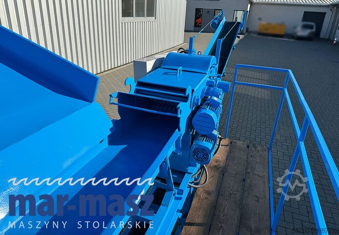 Wood chipper/shredder for wood offcuts ŻENO ZTH 400/500 E 130 wibrorynna i taśmociąg