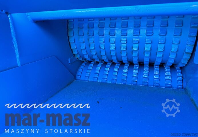 Wood chipper/shredder for wood offcuts ŻENO ZTH 400/500 E 130 wibrorynna i taśmociąg