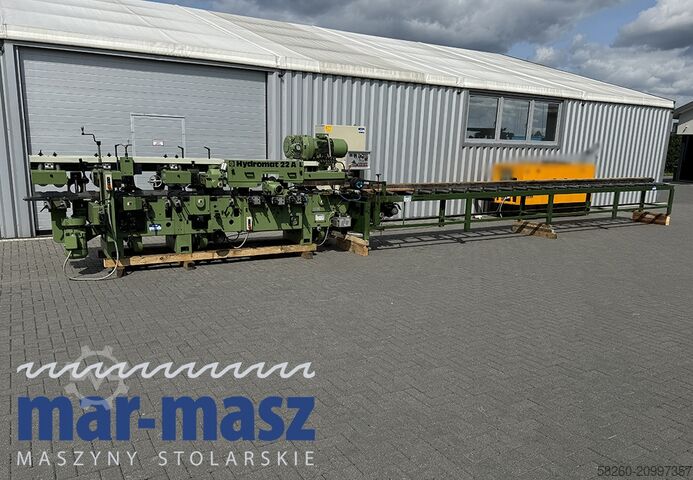 Four-sided planer with 8 heads WEINIG Hydromat 22 AL z podajnikiem