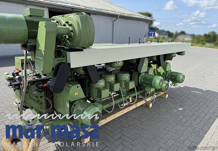 Four-sided planer with 8 heads WEINIG Hydromat 22 AL z podajnikiem