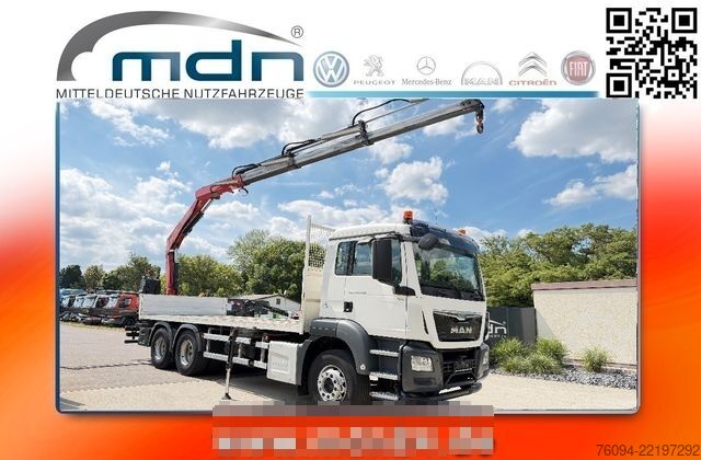 Autokran MAN TGS 26.400 6x4 KRAN 4xAbstzg FUNK 5/6 Steuer AHK