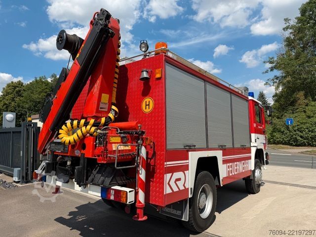 LKW mit Kofferaufbau MAN 17.232 4x4 KRAN SEILWINDE Kran und LKW