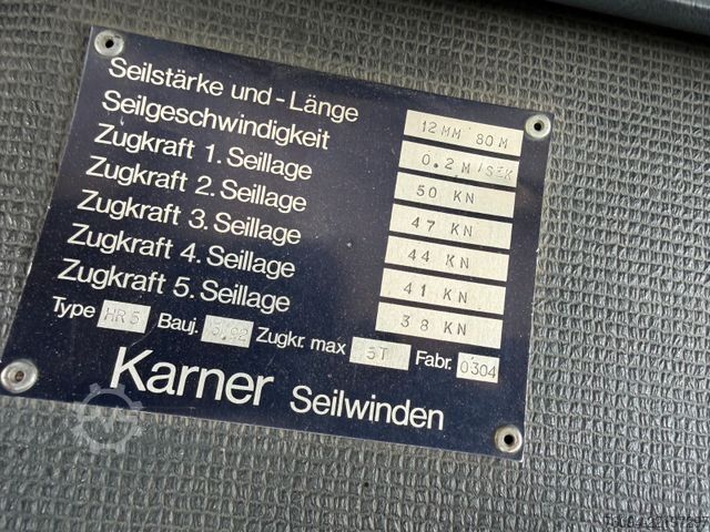 LKW mit Kofferaufbau MAN 17.232 4x4 KRAN SEILWINDE Kran und LKW