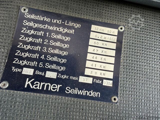 Spezial-LKW MAN 17.232 4x4 KRAN SEILWINDE Kran und LKW