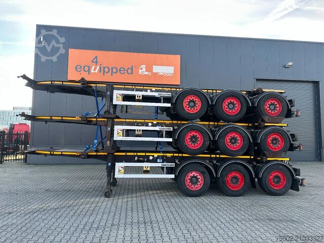 Container transportation Burg stack of 3x 2012 BURG 20FT ADR (EX/II, EX/III, ...