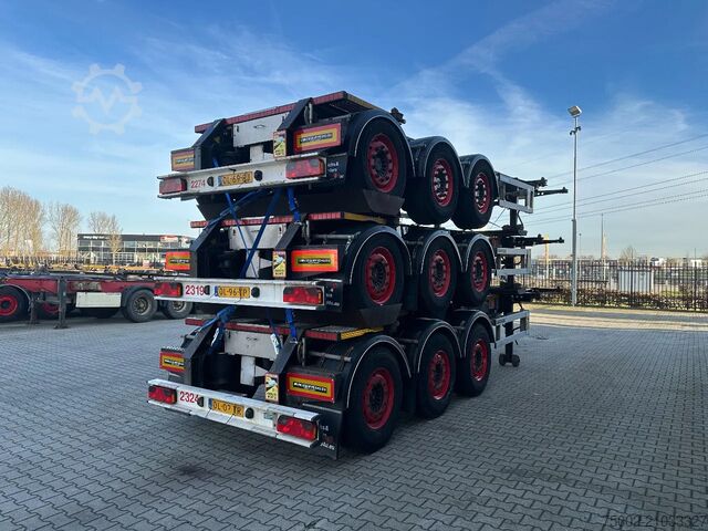 Container transportation Burg stack of 3x 2012 BURG 20FT ADR (EX/II, EX/III, ...