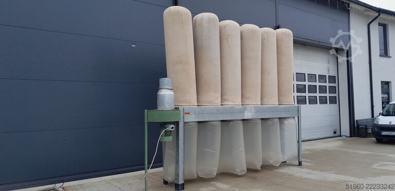 Absauganlage für Sägemehl, 6-sack, 2/26  2/26