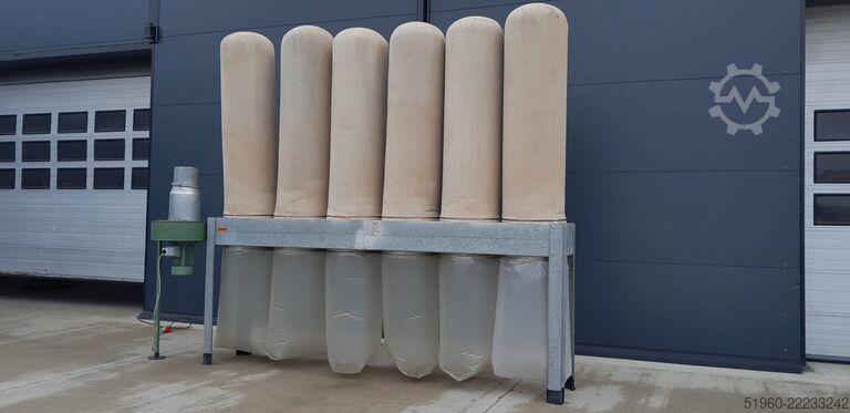 Absauganlage für Sägemehl, 6-sack, 2/26  2/26